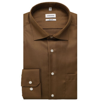 Seidensticker - Seidensticker - 143510 22 | Regular Fit Skjorte 22 Brun