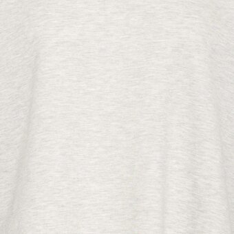 ICHI ( Dame ) - ICHI - IHCOZY LS | T-SHIRT LIGHT GREY MEL