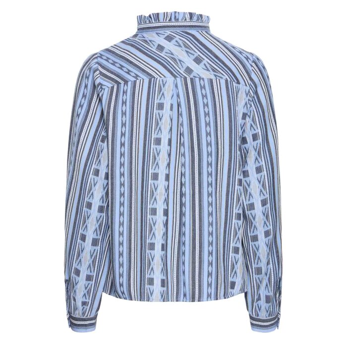 Pulz Jeans ( Dame )  - PULZ - PZALEXIS SHIRT | SKJORTE DELLA ROBBIA BLUE