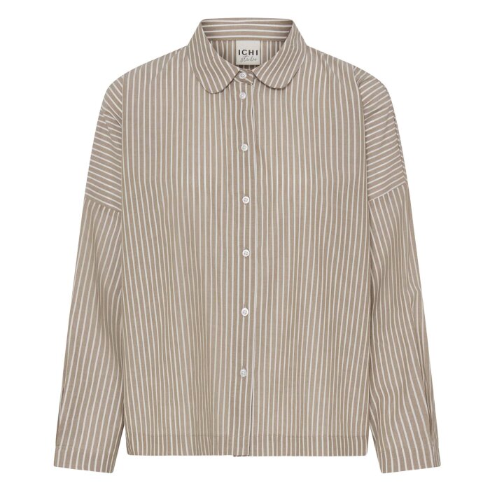 ICHI ( Dame ) - ICHI - IHGILEY SH | SKJORTE BIRCH/SEPIA TI