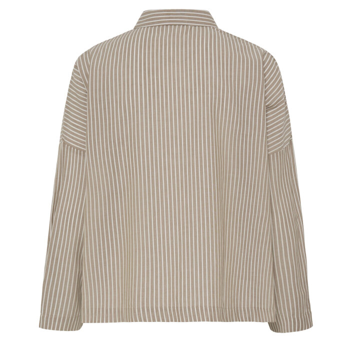 ICHI ( Dame ) - ICHI - IHGILEY SH | SKJORTE BIRCH/SEPIA TI