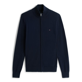 Tommy Hilfiger  - Tommy Hilfiger - Essential cotton | Cardigan Desert Sky