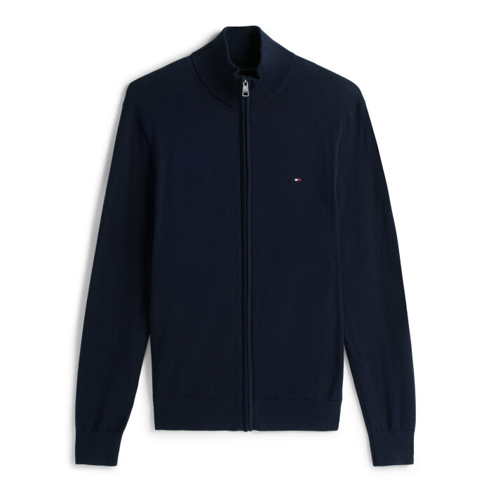 Tommy Hilfiger  - Tommy Hilfiger - Essential cotton | Cardigan Desert Sky