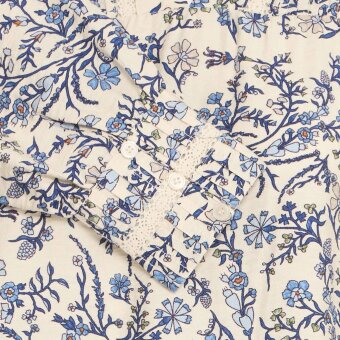 Pulz Jeans ( Dame )  - PULZ - PZABRINA BLOUSE | SKJORTE DELLA ROBBIA BLUE