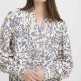 Pulz Jeans ( Dame )  - PULZ - PZABRINA BLOUSE | SKJORTE DELLA ROBBIA BLUE