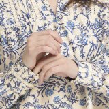 Pulz Jeans ( Dame )  - PULZ - PZABRINA BLOUSE | SKJORTE DELLA ROBBIA BLUE