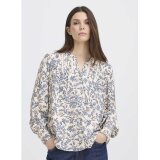Pulz Jeans ( Dame )  - PULZ - PZABRINA BLOUSE | SKJORTE DELLA ROBBIA BLUE