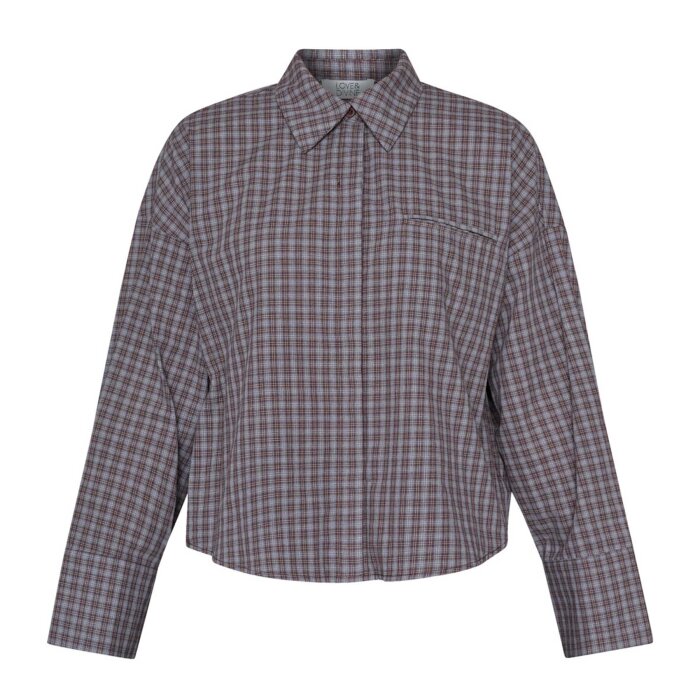 Love&divine ( Dame ) - LOVE&DIVINE - LOVE1495 | SKJORTE BROWN CHECK