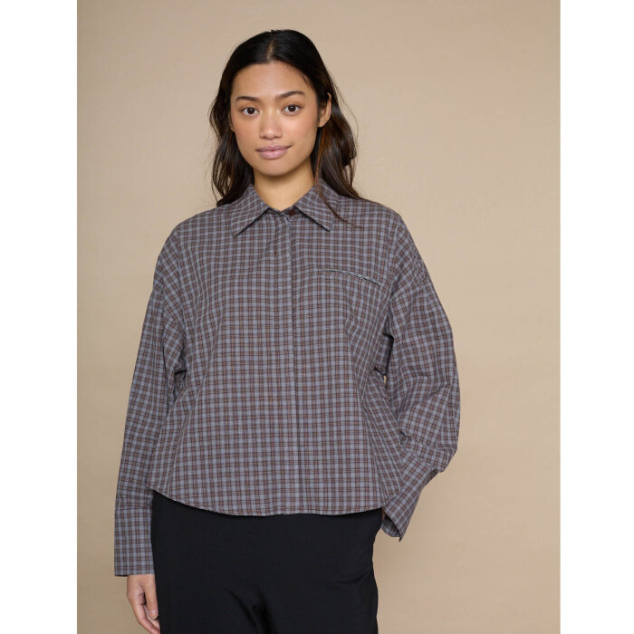 Love&divine ( Dame ) - LOVE&DIVINE - LOVE1495 | SKJORTE BROWN CHECK