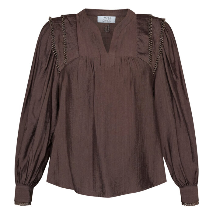 Love&divine ( Dame ) - LOVE&DIVINE - LOVE1493 | SKJORTE D. CHOCOLATE