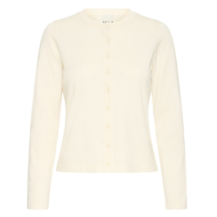 ICHI ( Dame ) - ICHI - IHLULS O-NECK CA | CARDIGAN BIRCH