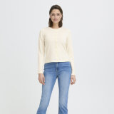 ICHI ( Dame ) - ICHI - IHLULS O-NECK CA | CARDIGAN BIRCH ICHI ( Dame ) - ICHI - IHLULS O-NECK CA | CARDIGAN BIRCH