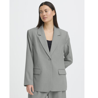 ICHI ( Dame ) - ICHI - IHFAVA LONG BL | BLAZER GREY MEL ICHI ( Dame ) - ICHI - IHFAVA LONG BL | BLAZER GREY MEL