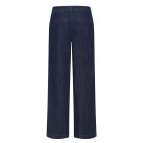 Pulz Jeans ( Dame ) - PULZ - PZALLIE HW PANT WIDE LEG | JEANS DARK BLUE DENIM Pulz Jeans ( Dame ) - PULZ - PZALLIE HW PANT WIDE LEG | JEANS DARK BLUE DENIM