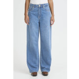 Pulz Jeans ( Dame ) - PULZ - PZAPRIL JEANS WIDE LEG | JEANS MEDIUM BLUE DENIM Pulz Jeans ( Dame ) - PULZ - PZAPRIL JEANS WIDE LEG | JEANS MEDIUM BLUE DENIM