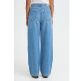 Pulz Jeans ( Dame ) - PULZ - PZAPRIL JEANS WIDE LEG | JEANS MEDIUM BLUE DENIM Pulz Jeans ( Dame ) - PULZ - PZAPRIL JEANS WIDE LEG | JEANS MEDIUM BLUE DENIM