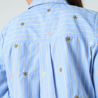 Sisters Point ( Dame ) - SISTERS POINT - ISTEA-SH6 | SKJORTE BLUE STRIPES