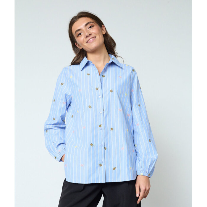 Sisters Point ( Dame ) - SISTERS POINT - ISTEA-SH6 | SKJORTE BLUE STRIPES
