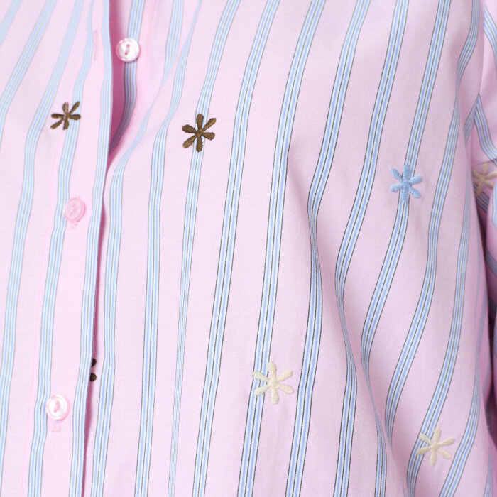 Sisters Point ( Dame ) - SISTERS POINT - ISTEA-SH6 | SKJORTE BLOOM STRIPE