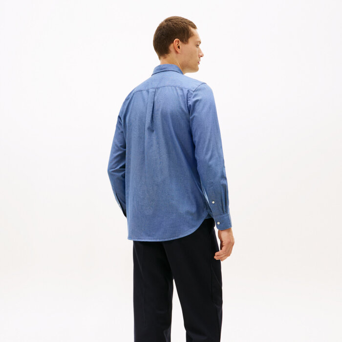 Tommy Hilfiger  - Tommy Hilfiger - Bedford RF shirt | Skjorte Aegean Sea 