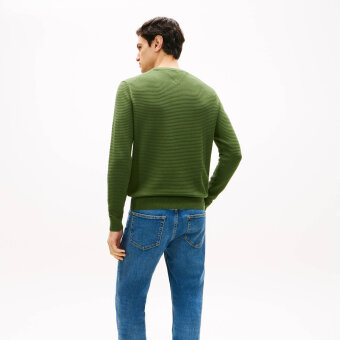 Tommy Hilfiger  - Tommy Hilfiger - Structure crew neck | Strik Mountain Pine