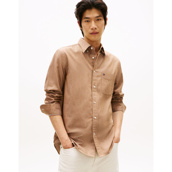Tommy Hilfiger  - Tommy Hilfiger - Bedford RF shirt | Skjorte Hickory