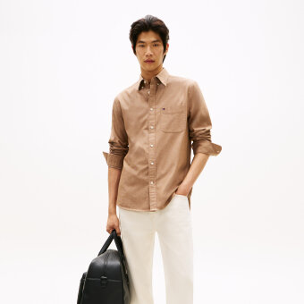 Tommy Hilfiger  - Tommy Hilfiger - Bedford RF shirt | Skjorte Hickory
