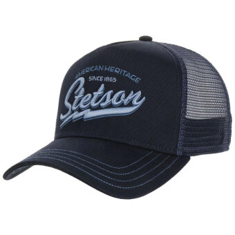 STETSON - Stetson - Trucker cap indigo | Kasket Navy Gun Metal