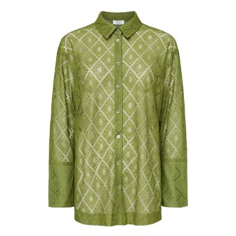 Love&divine ( Dame ) - LOVE&DIVINE - LOVE1439 | SKJORTE LIME GREEN