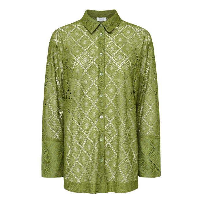 Love&divine ( Dame ) - LOVE&DIVINE - LOVE1439 | SKJORTE LIME GREEN