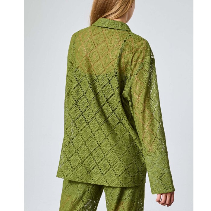 Love&divine ( Dame ) - LOVE&DIVINE - LOVE1439 | SKJORTE LIME GREEN