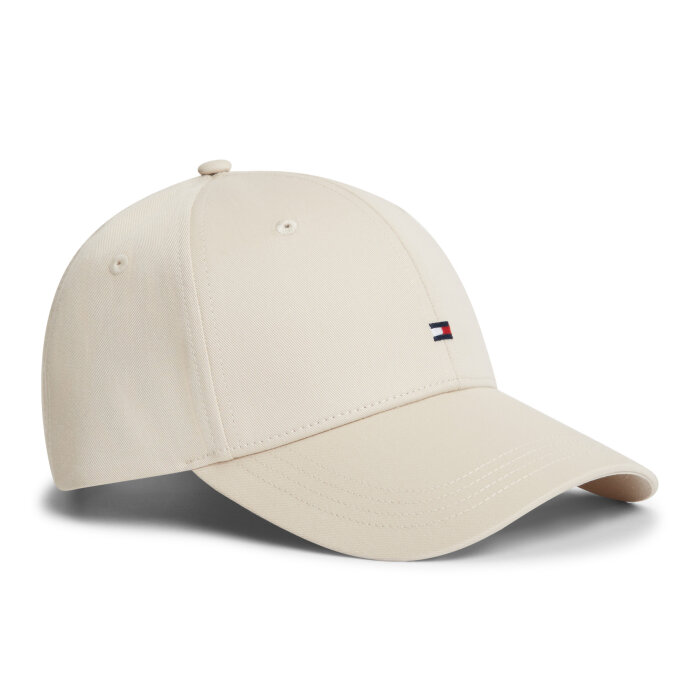 Tommy Hilfiger  - Tommy Hilfiger - TH flag 6 panel cap | Kasket Classic Beige