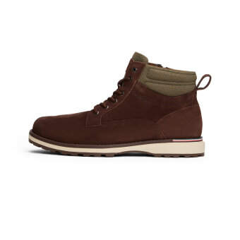 Tommy Hilfiger  - Tommy Hilfiger - TH corporate suede lace boots | Støvler Cocoa