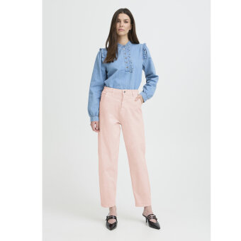 Pulz Jeans ( Dame )  - PULZ - PZADDY PANT | JEANS SILVER PINK
