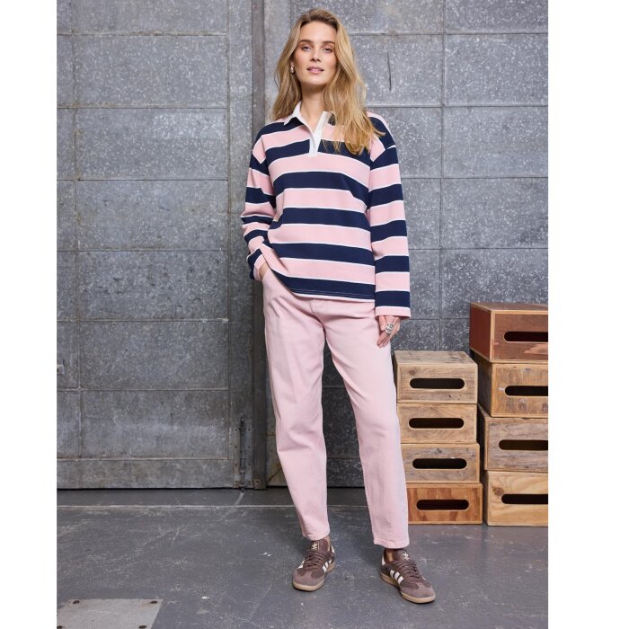 Pulz Jeans ( Dame )  - PULZ - PZARIEL | POLO T-SHIRT NAVY
