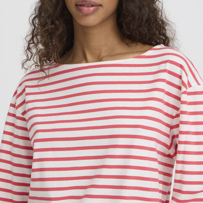 ICHI ( Dame ) - ICHI - IHMIRA BOATNECK LS2 | T-SHIRT TEABERRY