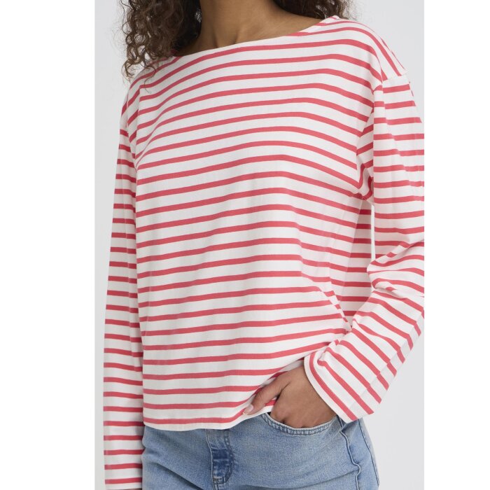 ICHI ( Dame ) - ICHI - IHMIRA BOATNECK LS2 | T-SHIRT TEABERRY