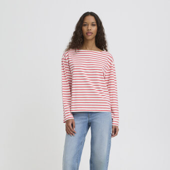 ICHI ( Dame ) - ICHI - IHMIRA BOATNECK LS2 | T-SHIRT TEABERRY