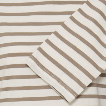 ICHI ( Dame ) - ICHI - IHMIRA BOATNECK LS2 | T-SHIRT SEPIA TINT