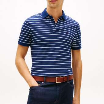 Tommy Hilfiger  - Tommy Hilfiger - TH 1985 regular | Polo T-shirt Carbon Navy