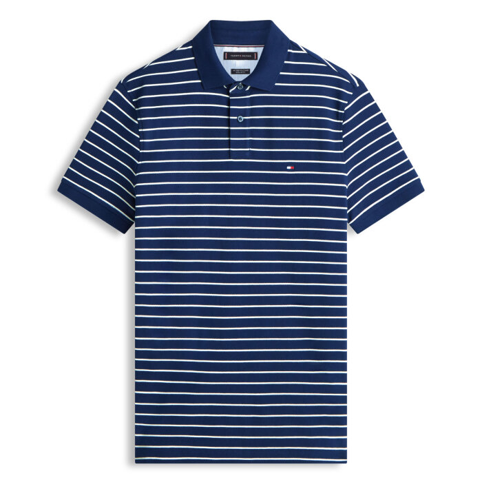 Tommy Hilfiger  - Tommy Hilfiger - TH 1985 regular | Polo T-shirt Carbon Navy