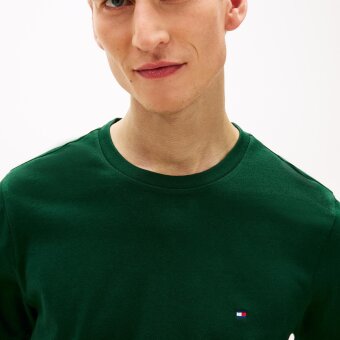 Tommy Hilfiger  - Tommy Hilfiger - TH Essential solid tee | T-shirt Noctunal Green