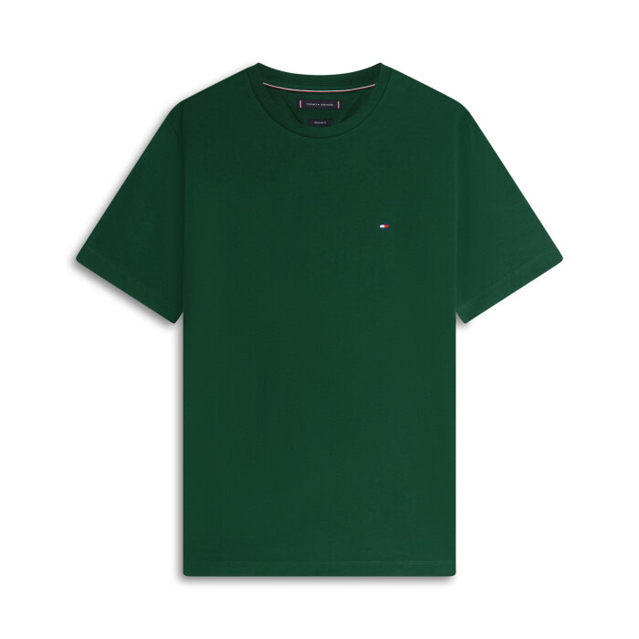 Tommy Hilfiger  - Tommy Hilfiger - TH Essential solid tee | T-shirt Noctunal Green