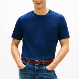 Tommy Hilfiger  - Tommy Hilfiger - TH Essential Solid pocket tee | T-shirt Carbon navy