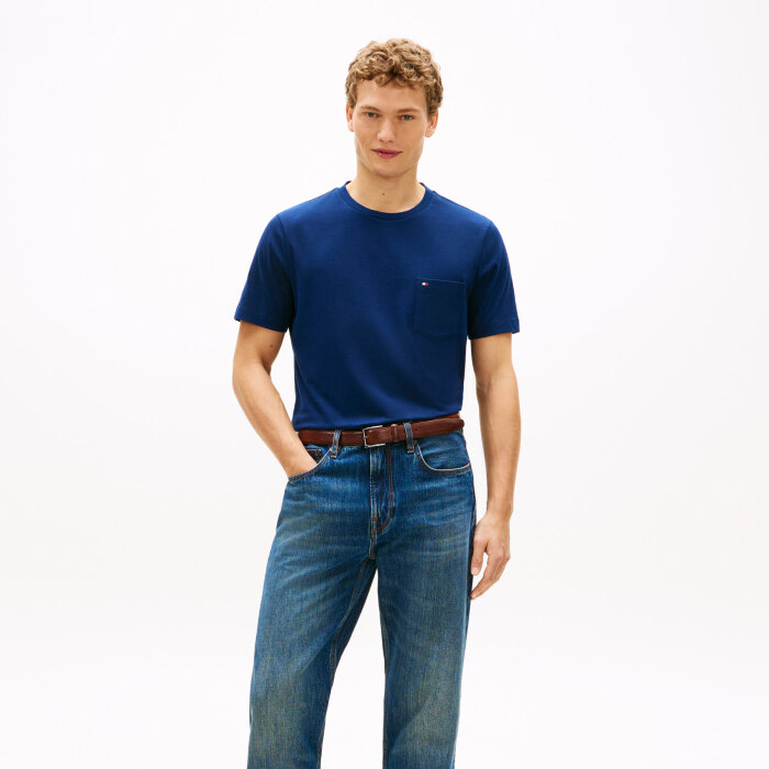 Tommy Hilfiger  - Tommy Hilfiger - TH Essential Solid pocket tee | T-shirt Carbon navy