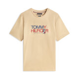 Tommy Hilfiger  - Tommy Hilfiger - TH Brand love big text tee | T-shirt Sandalwood 