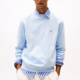 Tommy Hilfiger  - Tommy Hilfiger - TH Essential Terry crew neck | Sweatshirt Breezy Blue