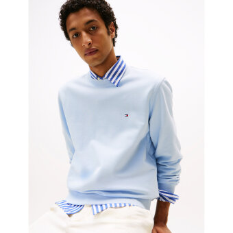 Tommy Hilfiger  - Tommy Hilfiger - TH Essential Terry crew neck | Sweatshirt Breezy Blue