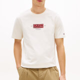 Tommy Hilfiger - Tommy Hilfiger - TH Heritage label tee | T-shirt Ivory Petal Tommy Hilfiger - Tommy Hilfiger - TH Heritage label tee | T-shirt Ivory Petal