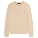 Tommy Hilfiger - Tommy Hilfiger - TH Structure crew neck | Strik Sandalwood Tommy Hilfiger - Tommy Hilfiger - TH Structure crew neck | Strik Sandalwood